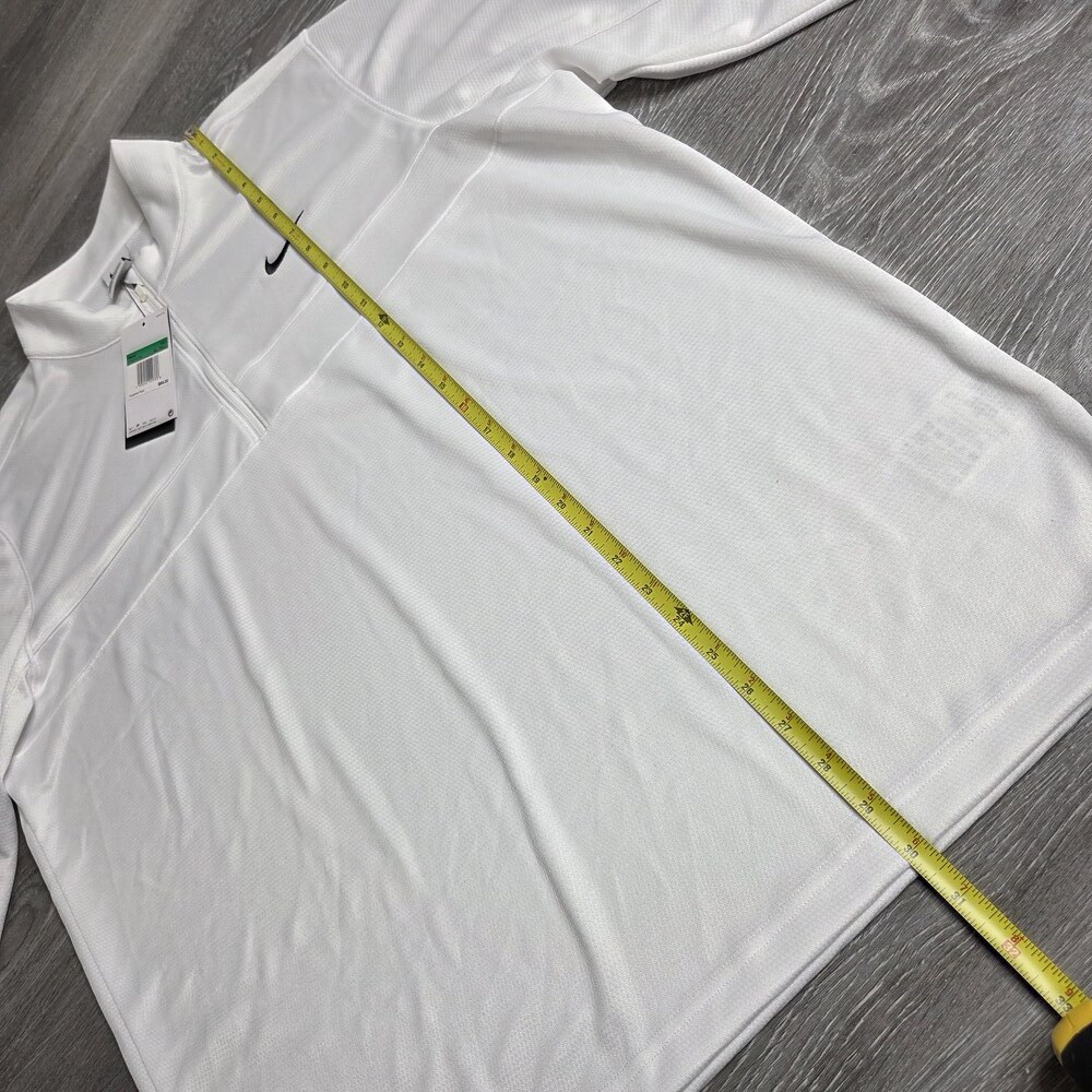 Nike Men's Essential Dri-FIT Half-Zip Golf Pullover White - NWT - Size XL-Tall - Picture 8 of 12